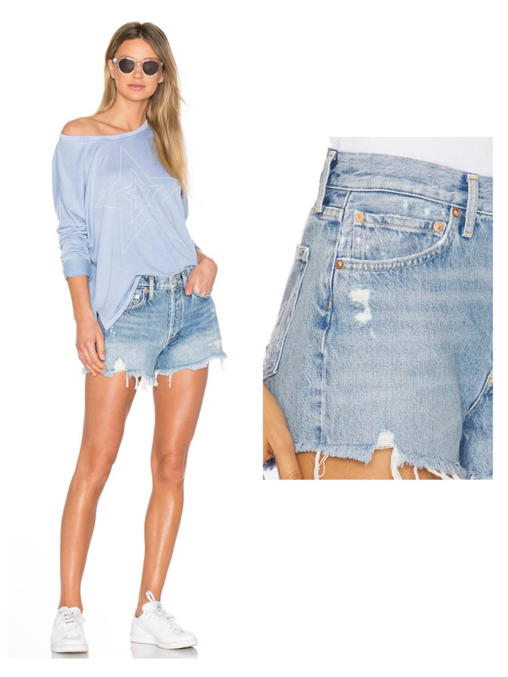 AGOLDE Parker Vintage Cut Off Short in Swapmeet Size 27 - Picture 4 of 15